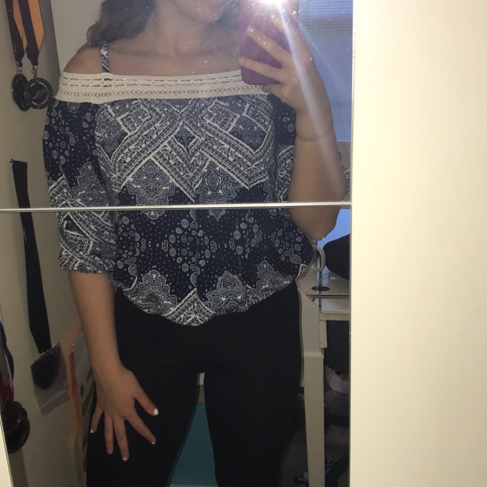 Off the shoulder blouse